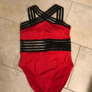 Kenneth Cole Red Swim Suit